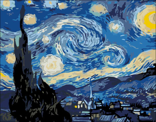 Artwille Paint by Number - Starry Night