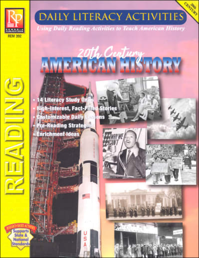 Daily Literacy Activities: 20th Century American History