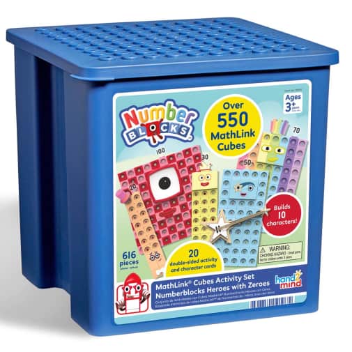 MathLink Cubes Activity Set Numberblocks Heroes with Zeroes