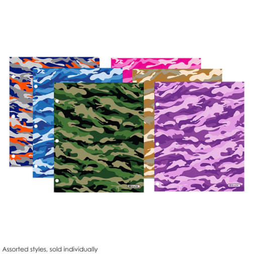 Two Pockets Portfolio - Camouflage (assorted style)