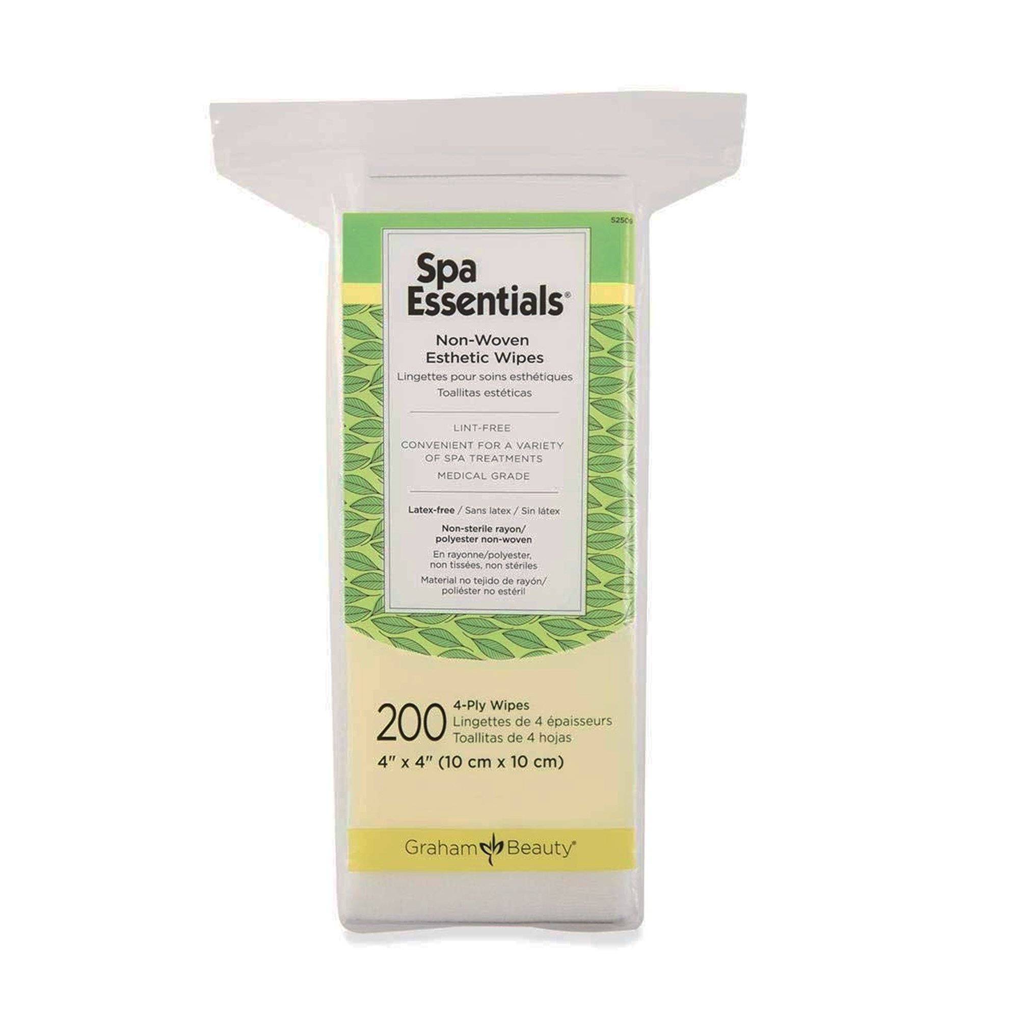 Spa Essentials Esthetic Wipe, 4 x 4 Inch MK 694103