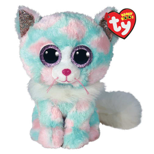 Opal Pastel Cat Beanie Boo 8"
