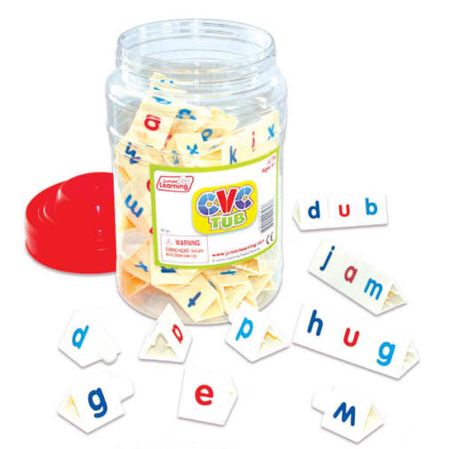 CVC Tri-Blocks Tub with 90 pieces