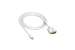 Mini DP Male to DVI Male Cable, White, 3Ft