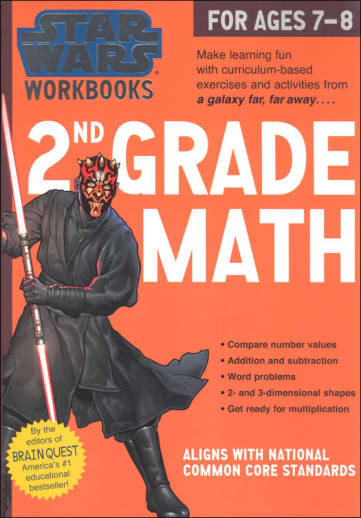Star Wars Workbook: 2nd Grade Math