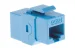 Cat5e RJ45 Inline Coupler Type Keystone Jack, Blue