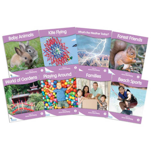 Fantail Readers: Non-Fiction - Lilac (set of 8) Reading Level 1, Guided Reading Level A