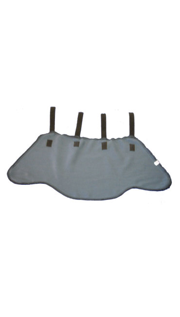 Spark Deflectors, Economy (Strap Type): 8.5 oz. Navy Vinex®