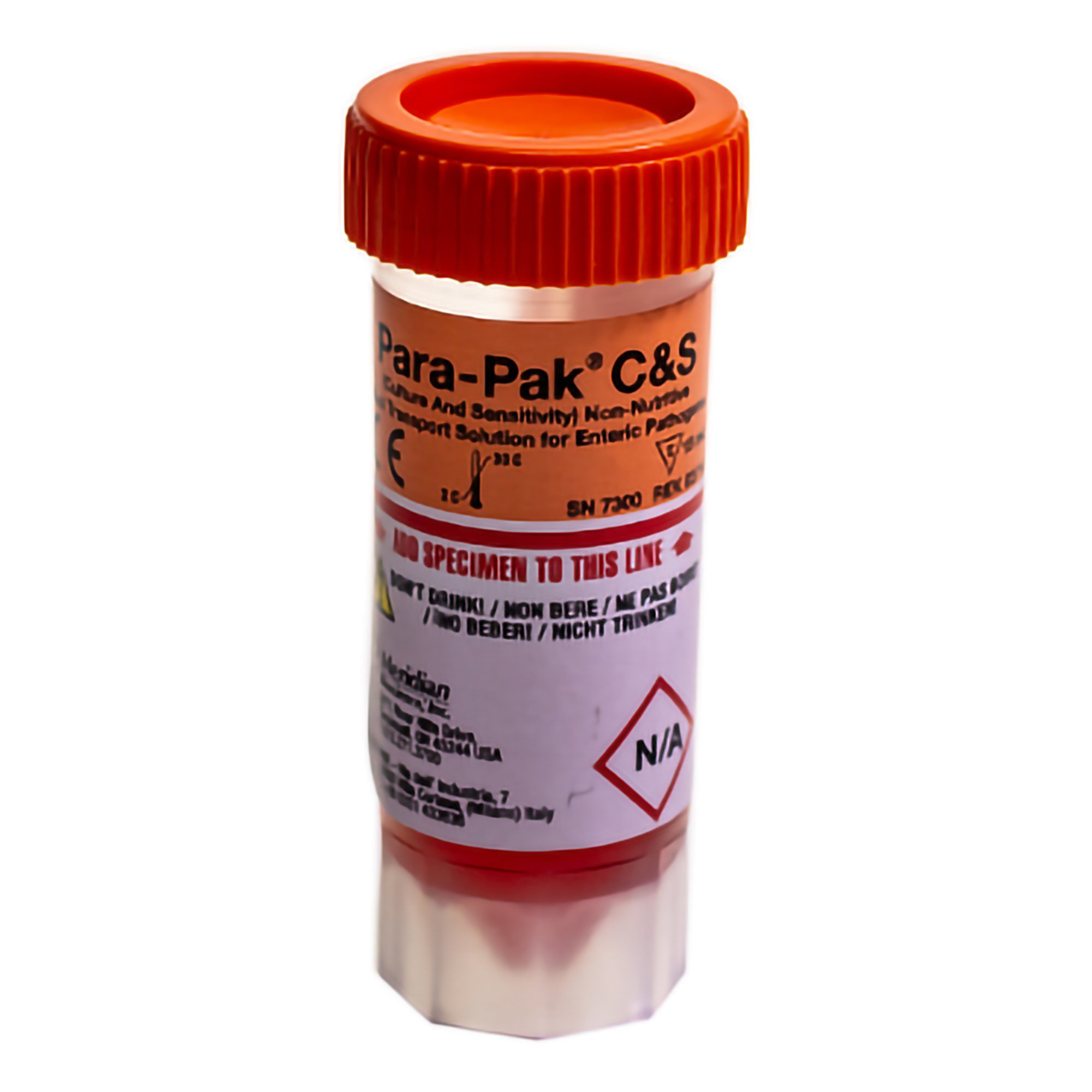 Para-Pak Single-Vial C and S Stool Specimen Container MK 678514