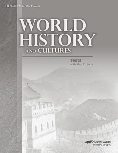 Abeka World History and Cultures in Christian Perspective Student Test and Map Book