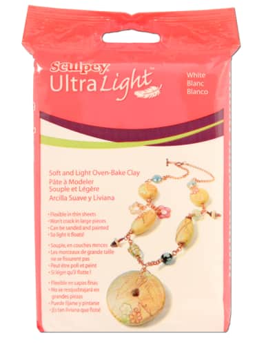 Sculpey UltraLight White Oven bake Clay (8 oz)