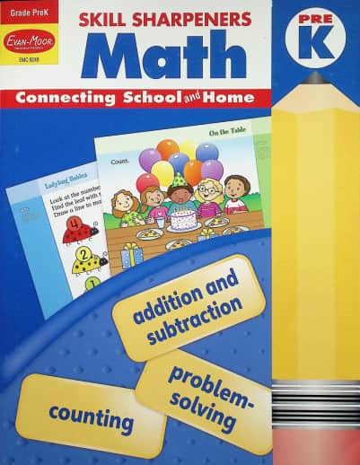 Skill Sharpeners Math Grade Pre-K
