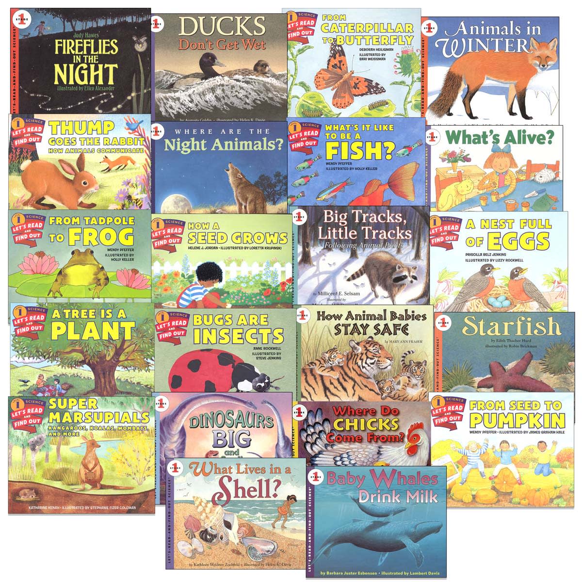Let's Read and Find Out Science Level 1 - Plants and Animals Package