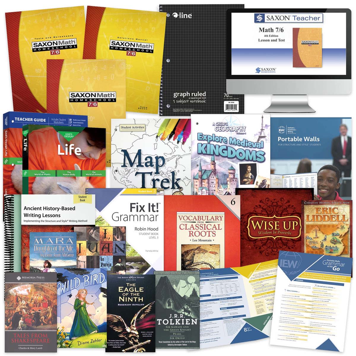 Generations Homeschool Grade 6 Curriculum Package