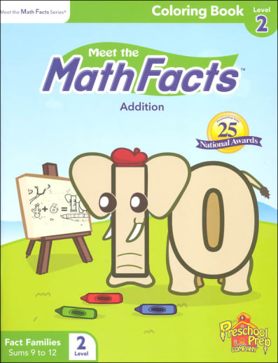 Meet the Math Facts Addtn Coloring Book Lvl 2