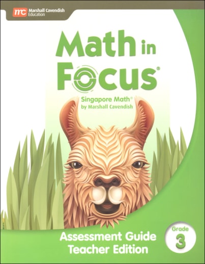 Math in Focus 2020 Assessment Guide Teacher Edition Grade 3