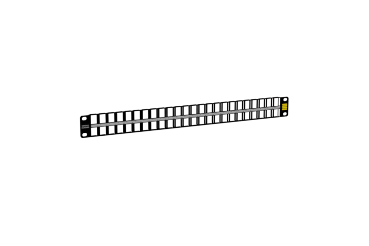1U 48 Port Blank Keystone Patch Panel - Welded