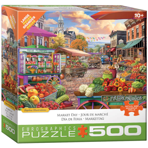 Eurographics Market Day 500-piece Jigsaw Puzzle