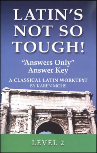 Latin's Not So Tough Level 2 Answer Key