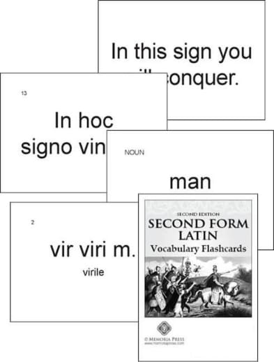 Second Form Latin Vocabulary Flashcards 2ED