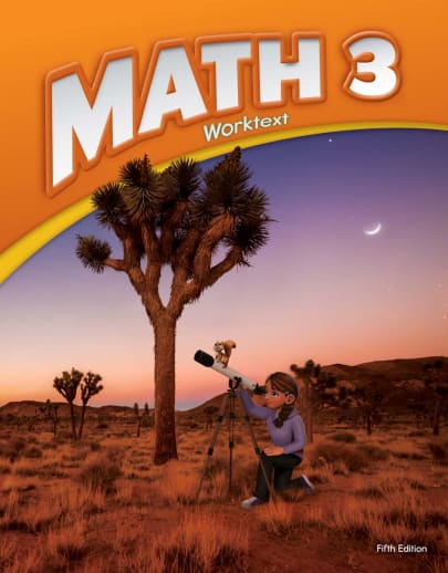 BJU Press Math 3 Student Worktext 5th Edition