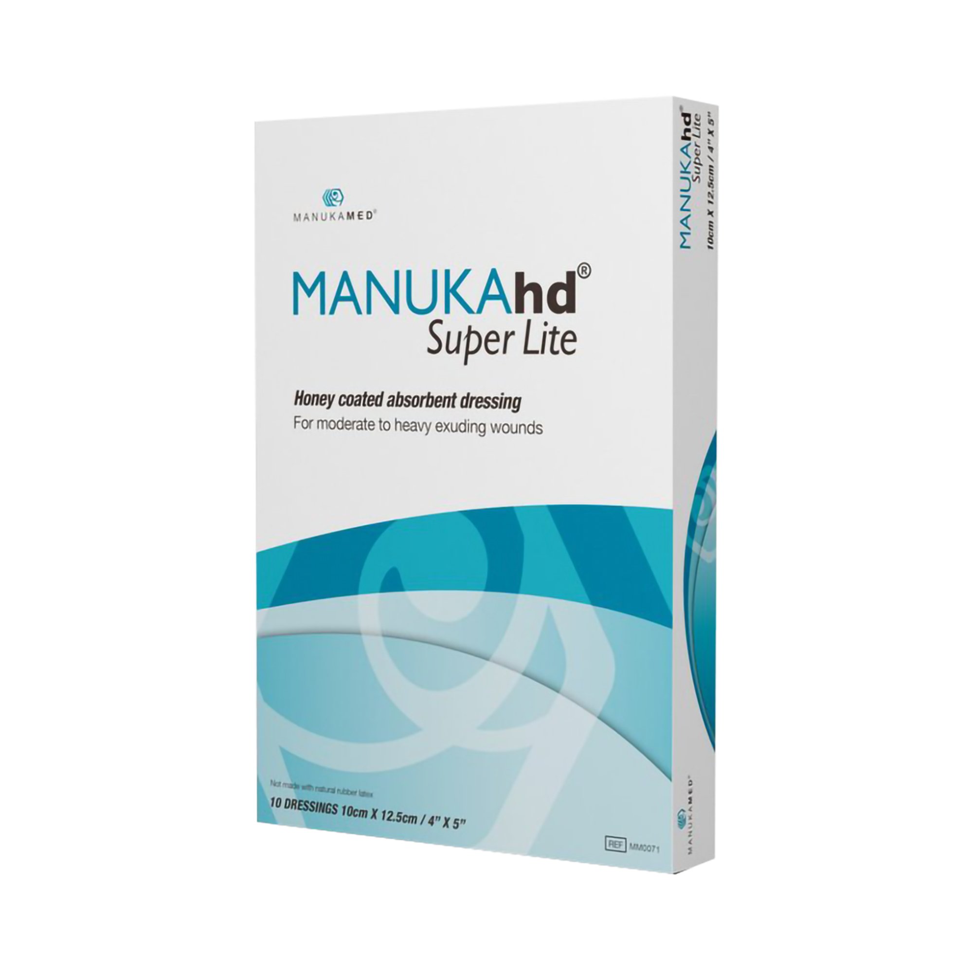 MANUKAhd Super Lite Honey Impregnated Wound Dressing, 4 x 5 Inch MK 1050659