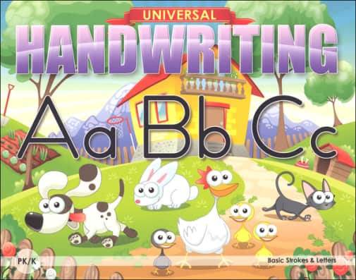 Basic Strokes & Letters - Grade PK/K (Universal Handwriting Series)