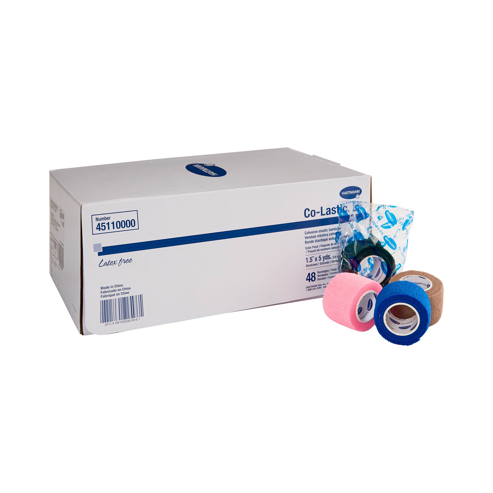 Co-Lastic Self-adherent Closure Cohesive Bandage, 1-1/2 Inch x 5 Yard MK 691684