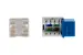 Cat6 RJ45 110 Type Keystone Jack, Blue