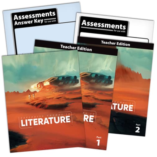 BJU Press Exploring Themes in Literature 7 Home School Kit 5th Edition
