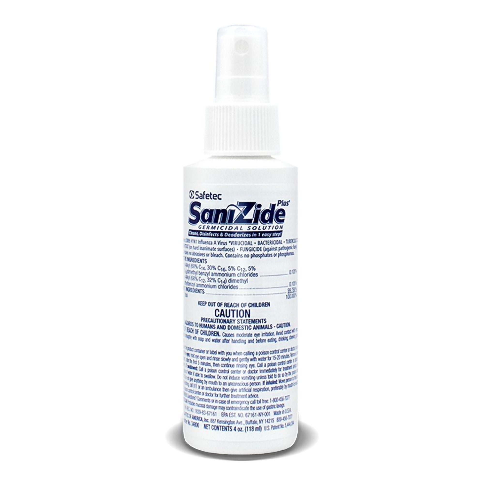 SaniZide Plus Surface Disinfectant Cleaner, 4-ounce bottle MK 510435