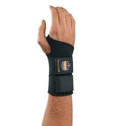 Wrist Support ProFlex 670 Ambidextrous Double Strap Neoprene Left or Right Hand Black Medium MK 809706