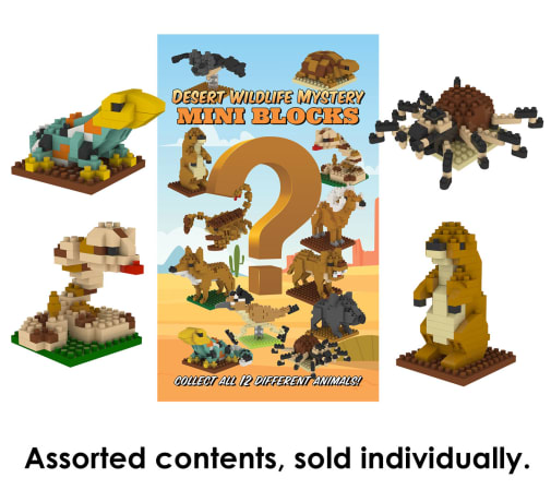 Mystery Mini Blocks: Desert Wildlife (assorted style)