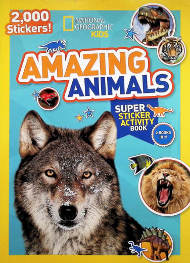 National Geographic Kids Amazing Animals Super Sticker Activity Book