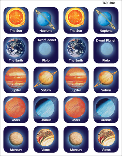 Planets Stickers