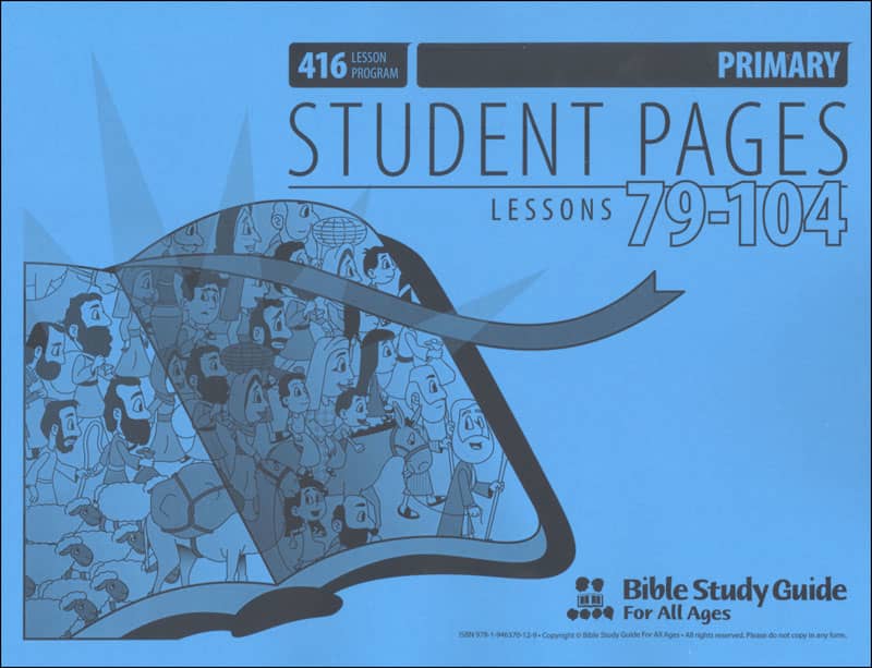 Primary Student Pages for Lessons 079-104