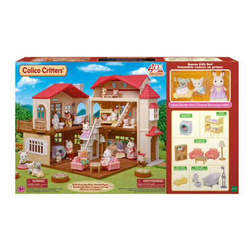 Red Roof Country Home Secret Attic Playroom Gift Set (Calico Critters)
