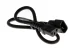 AC Power Cord, C14 to C13, 18 AWG, 2ft, Black
