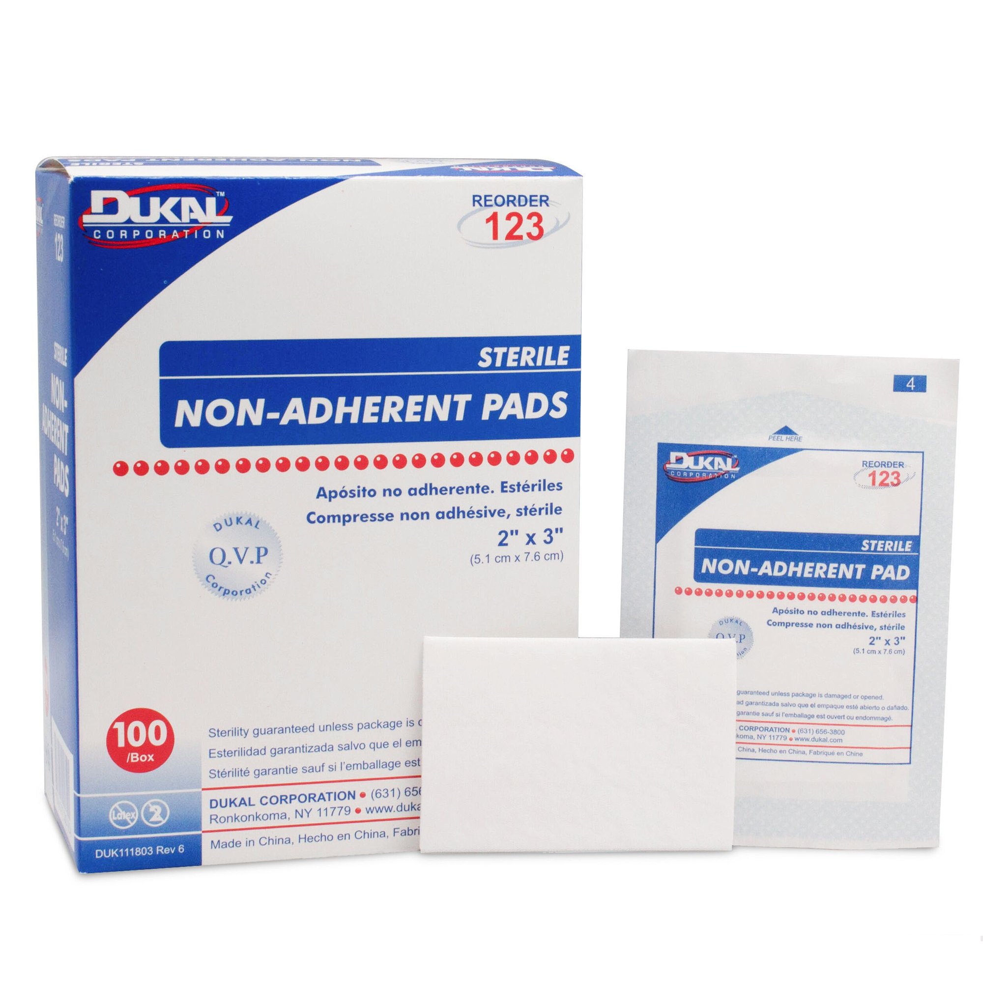 Dukal Nonadherent Dressing, 2 x 3 Inch MK 327221