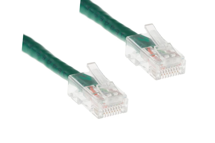 Cat6 Ethernet Patch Cable, Non-Booted, UTP, 20 ft, Green