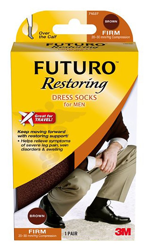 3M Futuro Compression Socks, Calf High, Black MK 1084269