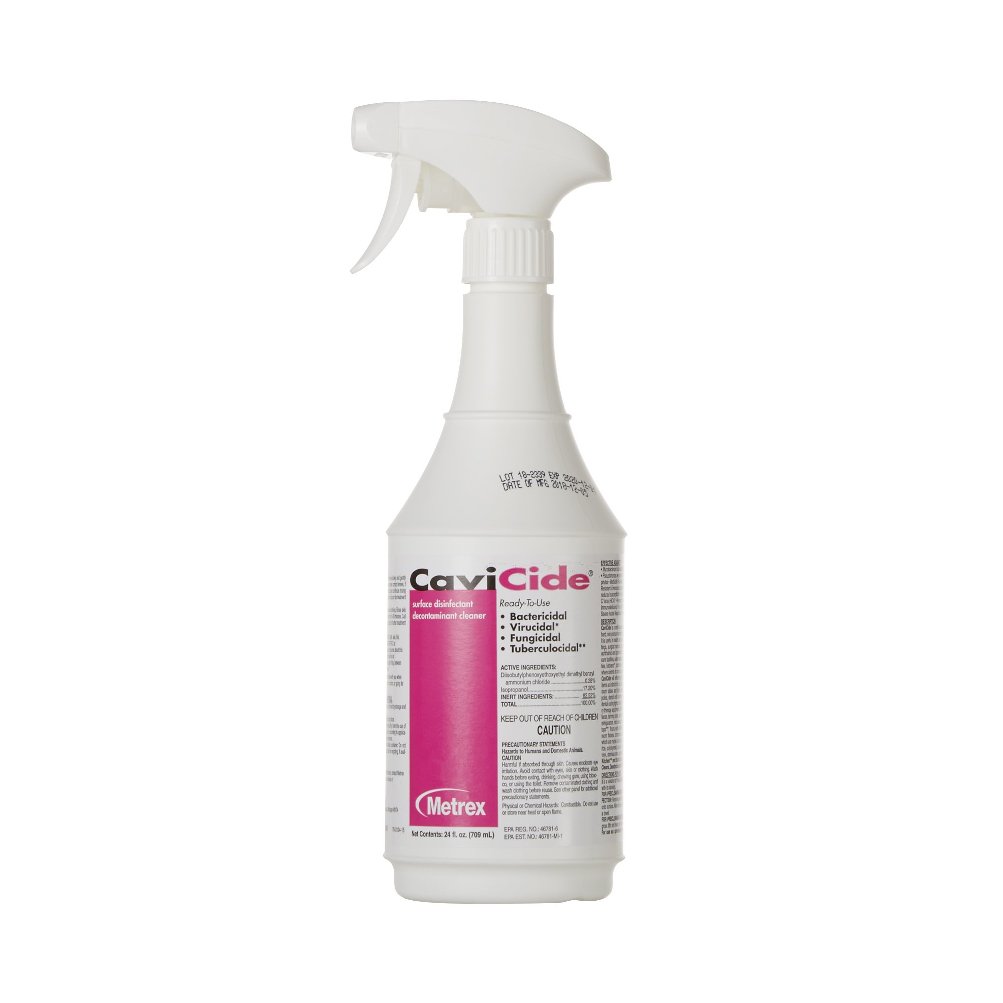 CaviCide Surface Disinfectant Cleaner, Alcohol Based, 24 oz Bottle MK 210928
