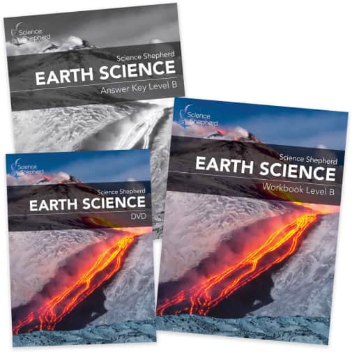 Science Shepherd Earth Science DVD and Workbook Level B Package
