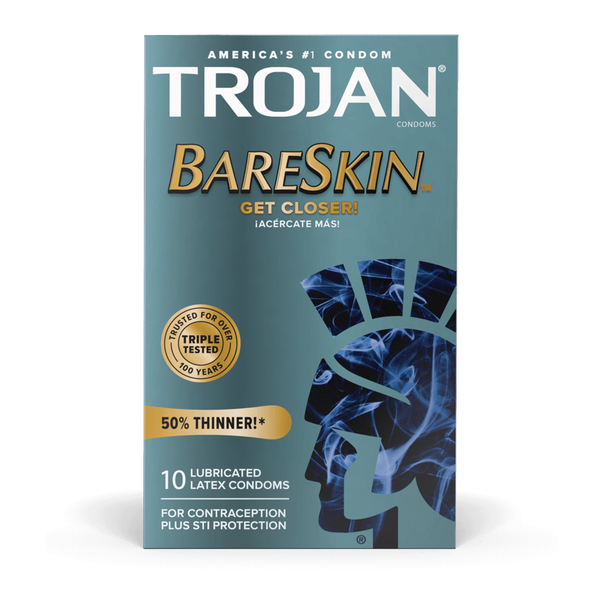 Trojan BareSkin Lubricated Latex Condom MK 1193266