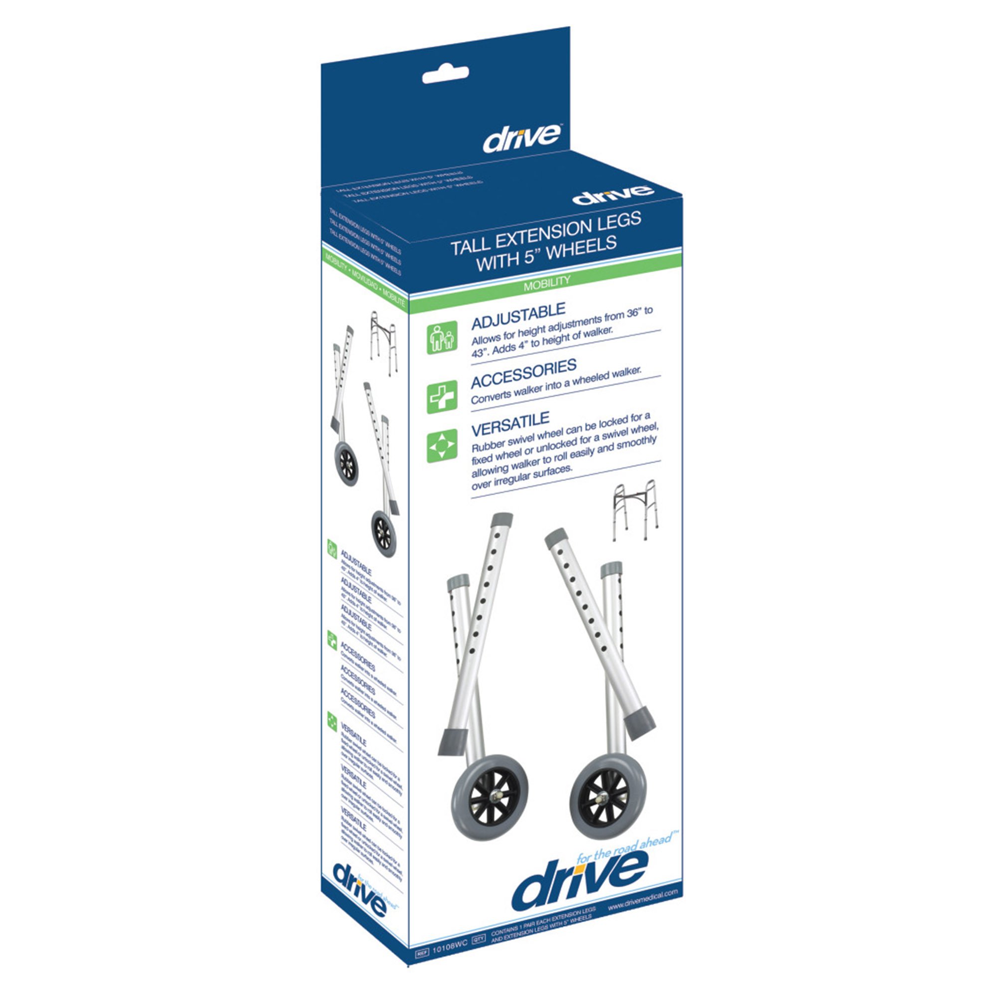 drive Tall Extension Legs with Wheel MK 732978
