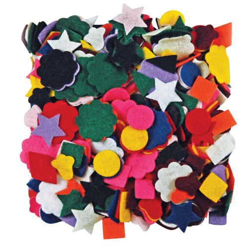 Felt Shapes (500 / pkg)