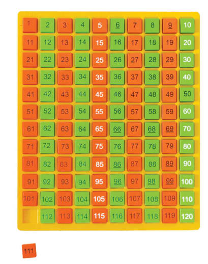 Counting Tray with Tiles