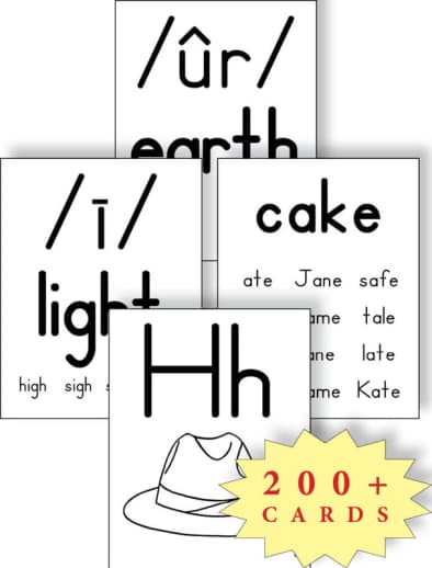 Memoria Press Phonics Flashcards