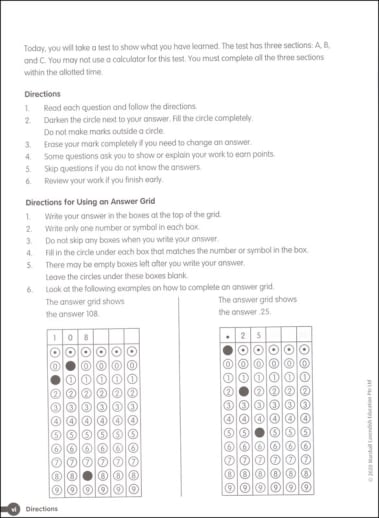 Math in Focus 2020 Assessment Guide Teacher Edition Grade 5