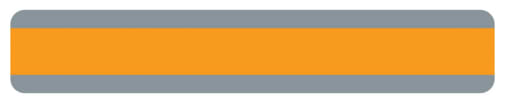 Double Wide Sentence Strip Reading Guide - Orange